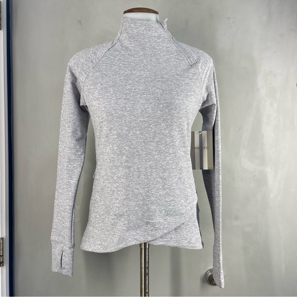 Gray 1/4 Zip mondetta Never worn Size XS - Picture 2 of 12